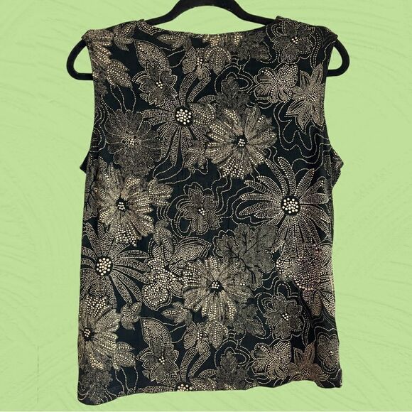 Vintage Laura Ashley slinky tank top floral - Picture 3 of 7